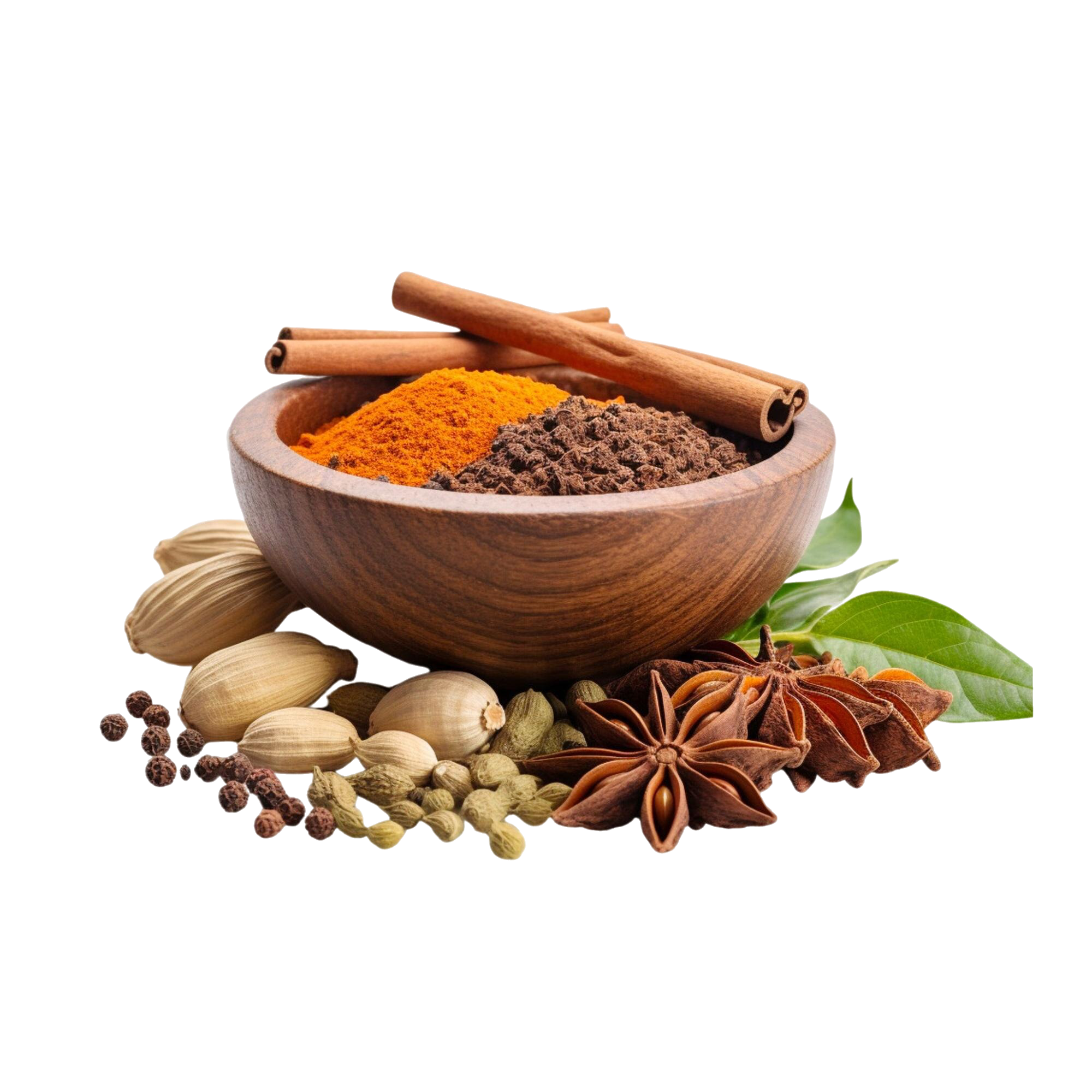 About Me various spice bowls transparent background